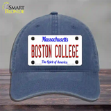 Boston College Novelty License Plate Hat Unconstructed Cotton / Navy