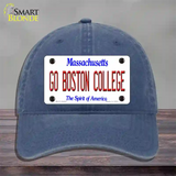 Go Boston College Novelty License Plate Hat Unconstructed Cotton / Navy