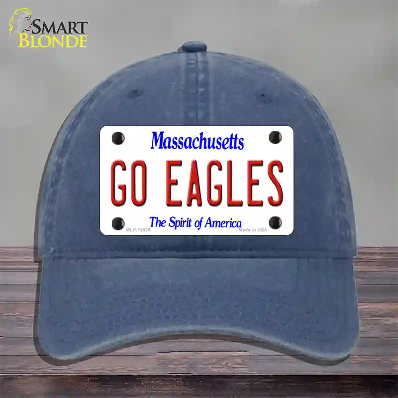 Go Eagles Novelty License Plate Hat Unconstructed Cotton / Navy