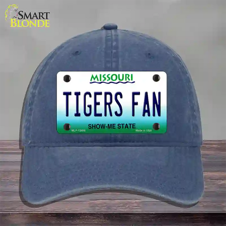 Tigers Fan Missouri Novelty License Plate Hat Unconstructed Cotton / Navy