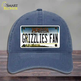 Grizzlies Fan Novelty License Plate Hat Unconstructed Cotton / Navy