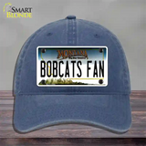 Bobcats Fan Novelty License Plate Hat Unconstructed Cotton / Navy