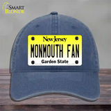 Monmouth Fan Novelty License Plate Hat Unconstructed Cotton / Navy