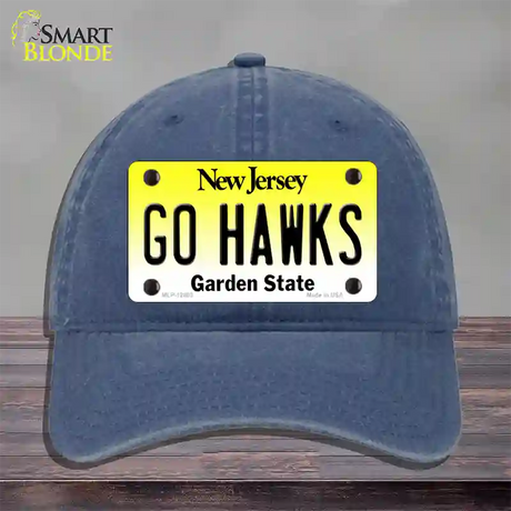 Go Hawks New Jersey Novelty License Plate Hat Unconstructed Cotton / Navy