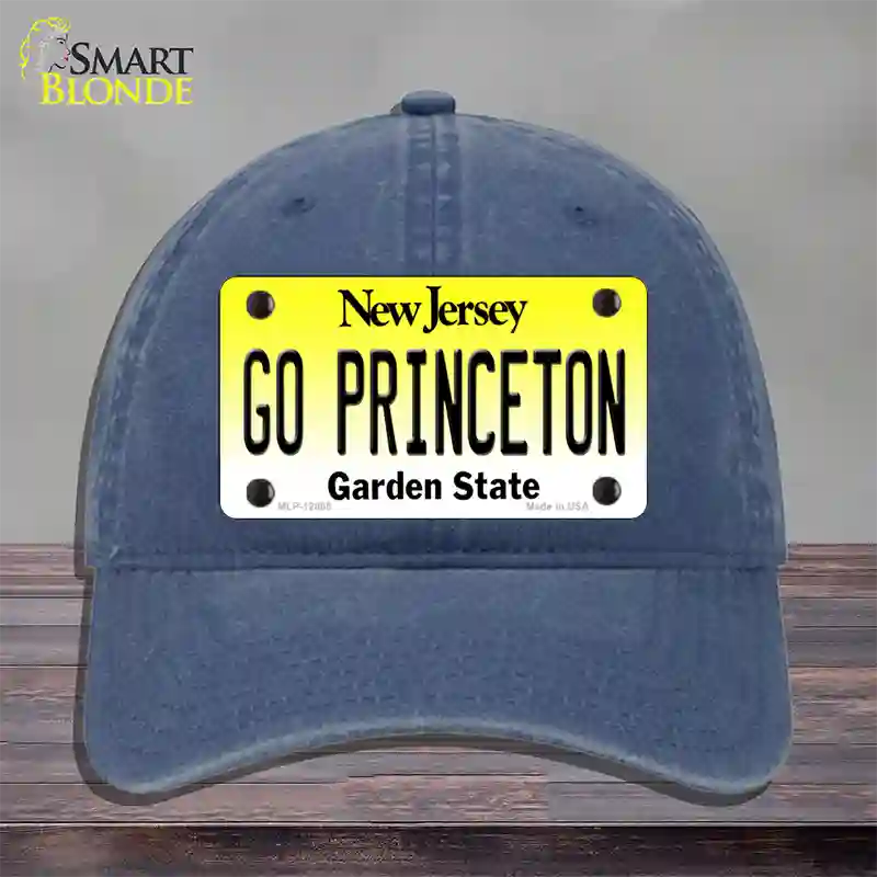 Go Princeton Novelty License Plate Hat Unconstructed Cotton / Navy