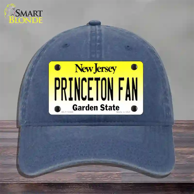 Princeton Fan Novelty License Plate Hat Unconstructed Cotton / Navy