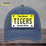 Tigers Novelty License Plate Hat Unconstructed Cotton / Navy