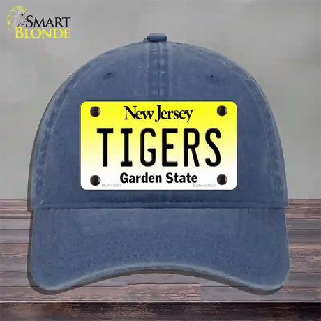 Tigers Novelty License Plate Hat Unconstructed Cotton / Navy