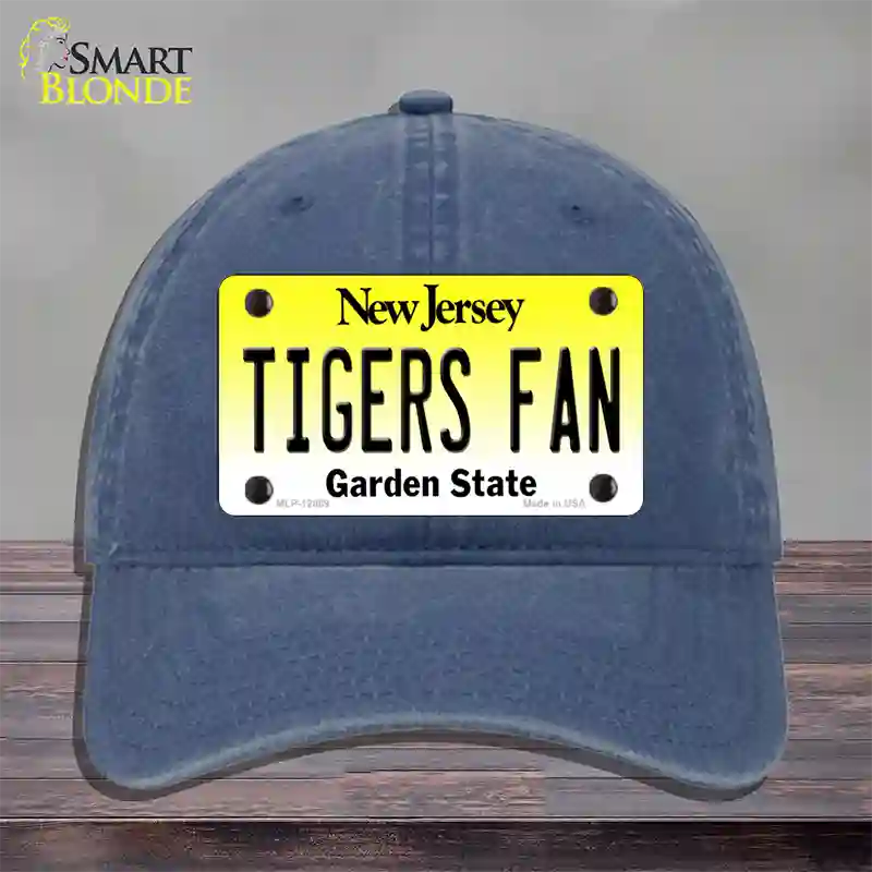 Tigers Fan New Jersey Novelty License Plate Hat Unconstructed Cotton / Navy