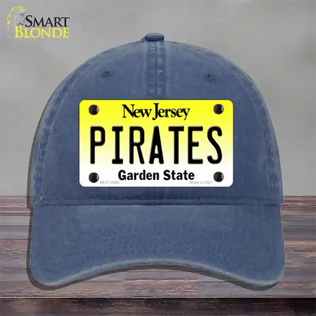 Pirates Novelty License Plate Hat Unconstructed Cotton / Navy