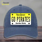 Go Pirates Novelty License Plate Hat Unconstructed Cotton / Navy