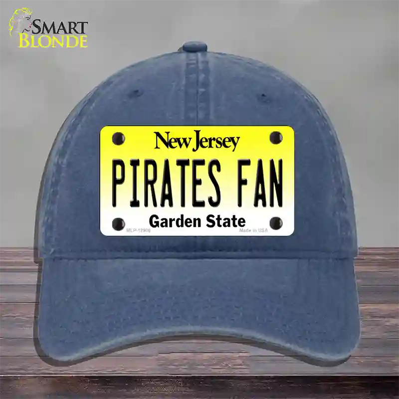 Pirates Fan Novelty License Plate Hat Unconstructed Cotton / Navy