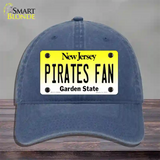 Pirates Fan Novelty License Plate Hat Unconstructed Cotton / Navy