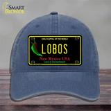 Lobos Novelty License Plate Hat Unconstructed Cotton / Navy