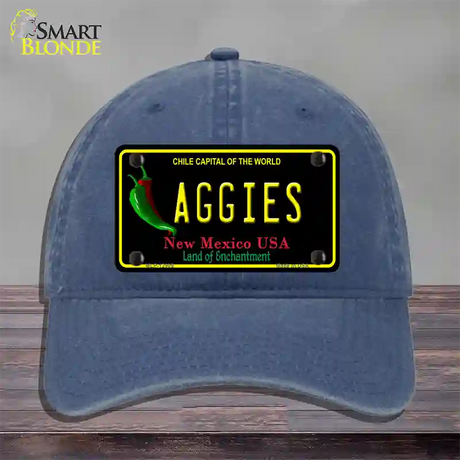 Aggies Novelty License Plate Hat Unconstructed Cotton / Navy