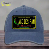 Aggies Fan Novelty License Plate Hat Unconstructed Cotton / Navy