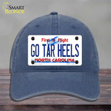 Go Tar Heels Novelty License Plate Hat Unconstructed Cotton / Navy