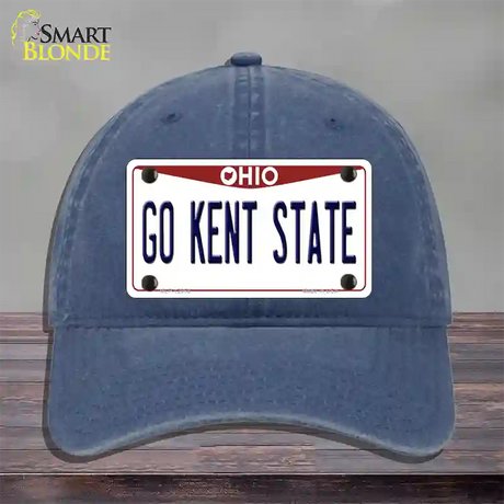 Go Kent State Novelty License Plate Hat Unconstructed Cotton / Navy