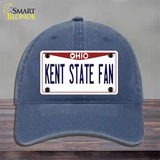 Kent State Fan Novelty License Plate Hat Unconstructed Cotton / Navy