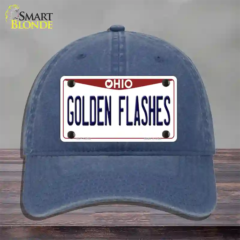 Golden Flashes Novelty License Plate Hat Unconstructed Cotton / Navy