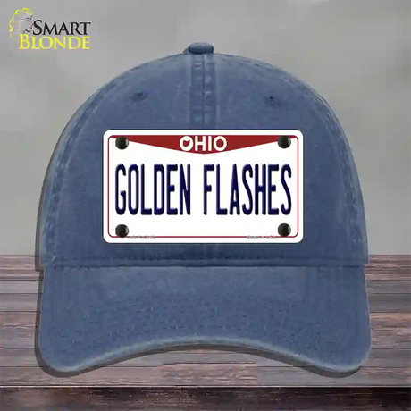 Golden Flashes Novelty License Plate Hat Unconstructed Cotton / Navy