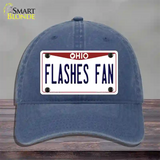 Flashes Fan Novelty License Plate Hat Unconstructed Cotton / Navy