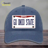 Go Ohio State Novelty License Plate Hat Unconstructed Cotton / Navy