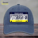 Pittsburgh Fan Novelty License Plate Hat Unconstructed Cotton / Navy