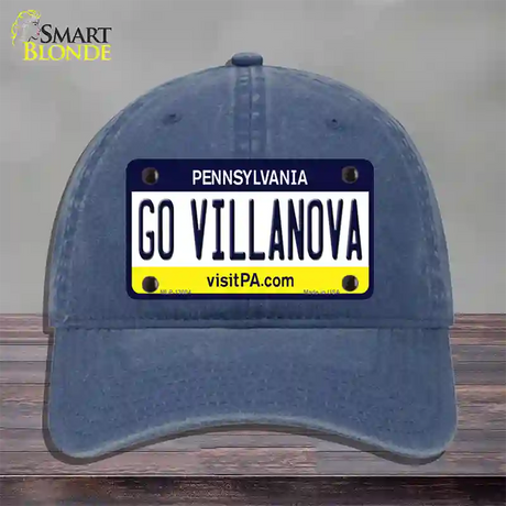 Go Villanova Novelty License Plate Hat Unconstructed Cotton / Navy