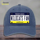 Wildcats Fan Pennsylvania Novelty License Plate Hat Unconstructed Cotton / Navy