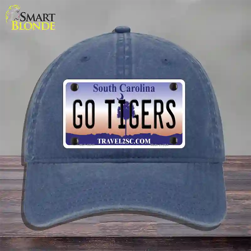 South Carolina Go Tigers Novelty License Plate Hat Unconstructed Cotton / Navy