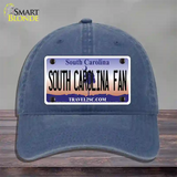 South Carolina Fan Novelty License Plate Hat Unconstructed Cotton / Navy