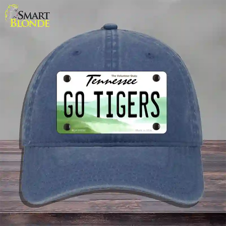 Tennessee Go Tigers Novelty License Plate Hat Unconstructed Cotton / Navy