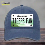 Tennessee Plate Tigers Fan Novelty License Plate Hat Unconstructed Cotton / Navy