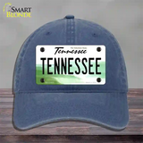 Tennessee Novelty License Plate Hat Unconstructed Cotton / Navy