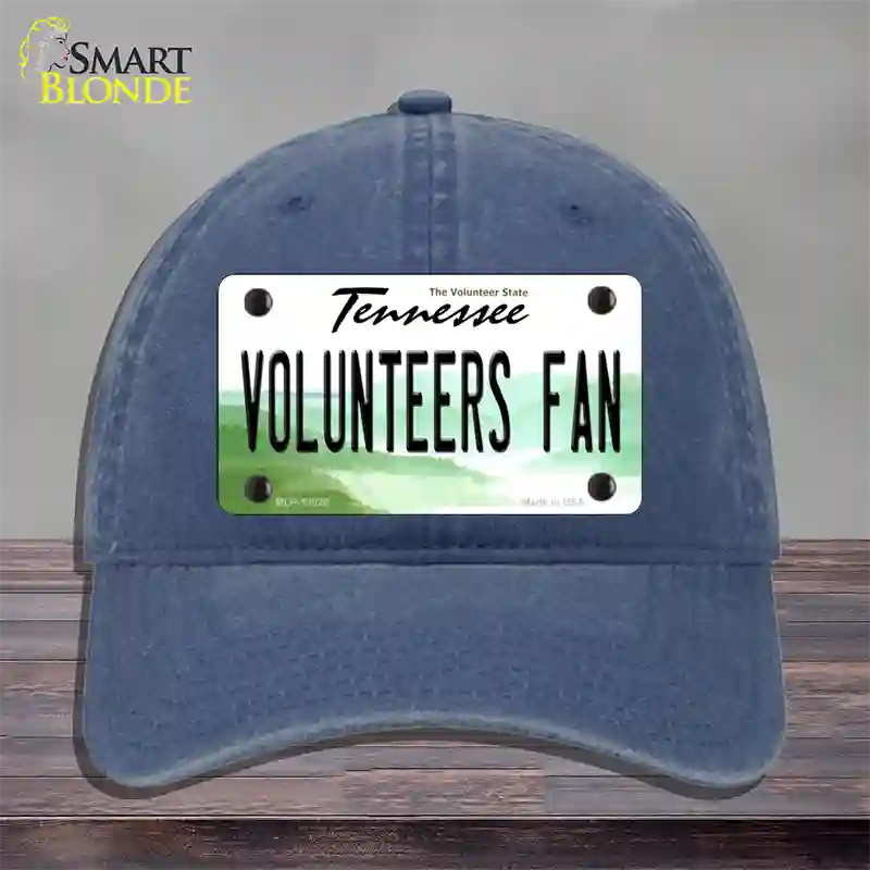 Volunteers Fan Novelty License Plate Hat Unconstructed Cotton / Navy