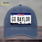 Go Baylor Novelty License Plate Hat Unconstructed Cotton / Navy