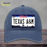 Texas A&M Novelty License Plate Hat Unconstructed Cotton / Navy