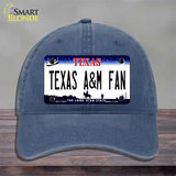 Texas A&M Fan Novelty License Plate Hat Unconstructed Cotton / Navy