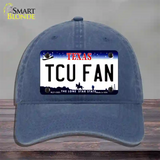 TCU Fan Novelty License Plate Hat Unconstructed Cotton / Navy