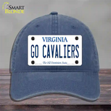 Go Cavaliers Novelty License Plate Hat Unconstructed Cotton / Navy