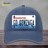 Go Gonzaga Novelty License Plate Hat Unconstructed Cotton / Navy