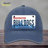 Bulldogs Washington State Novelty License Plate Hat Unconstructed Cotton / Navy