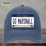 Go Marshall Novelty License Plate Hat Unconstructed Cotton / Navy