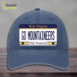 Go Mountaineers Novelty License Plate Hat Unconstructed Cotton / Navy