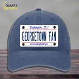 Georgetown Fan Novelty License Plate Hat Unconstructed Cotton / Navy