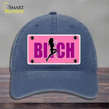 She-Devil Bitch Novelty License Plate Hat Unconstructed Cotton / Navy