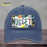 Nuggets Strip Art Novelty License Plate Hat Tag Unconstructed Cotton / Navy