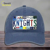 Golden Knights Strip Art Novelty License Plate Hat Tag Unconstructed Cotton / Navy