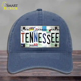 Tennessee Strip Art Novelty License Plate Hat Tag Unconstructed Cotton / Navy